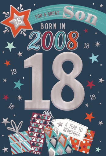 Picture of BORN IN 2008 SON 18TH BIRTHDAY